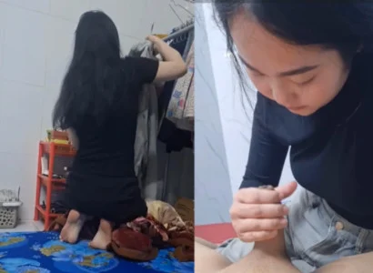 Thằng bạn ốm được thổi kèn thoải mái